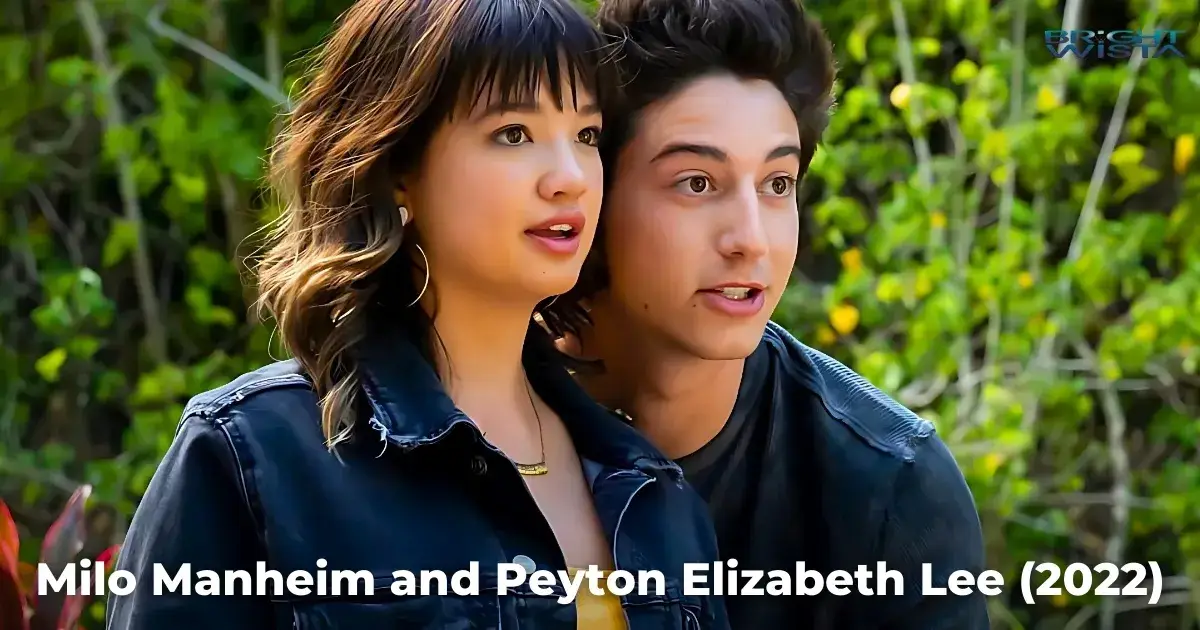 Milo Manheim and Peyton Elizabeth Lee (2022)